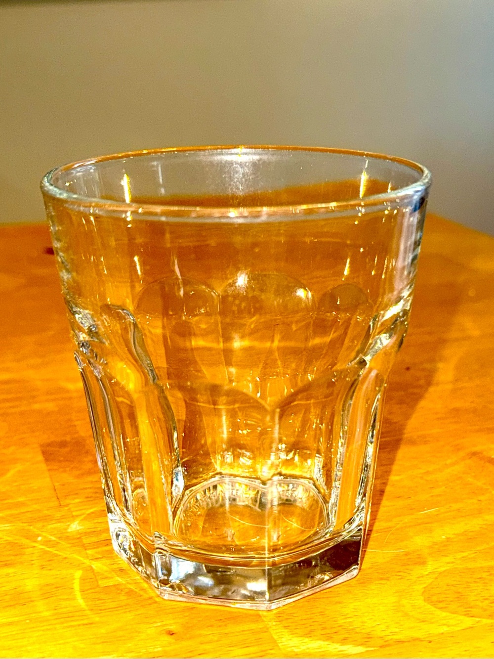 Libbey Duratuff Whiskey Old Fashioned Rocks Glass H 4” R 3.75”